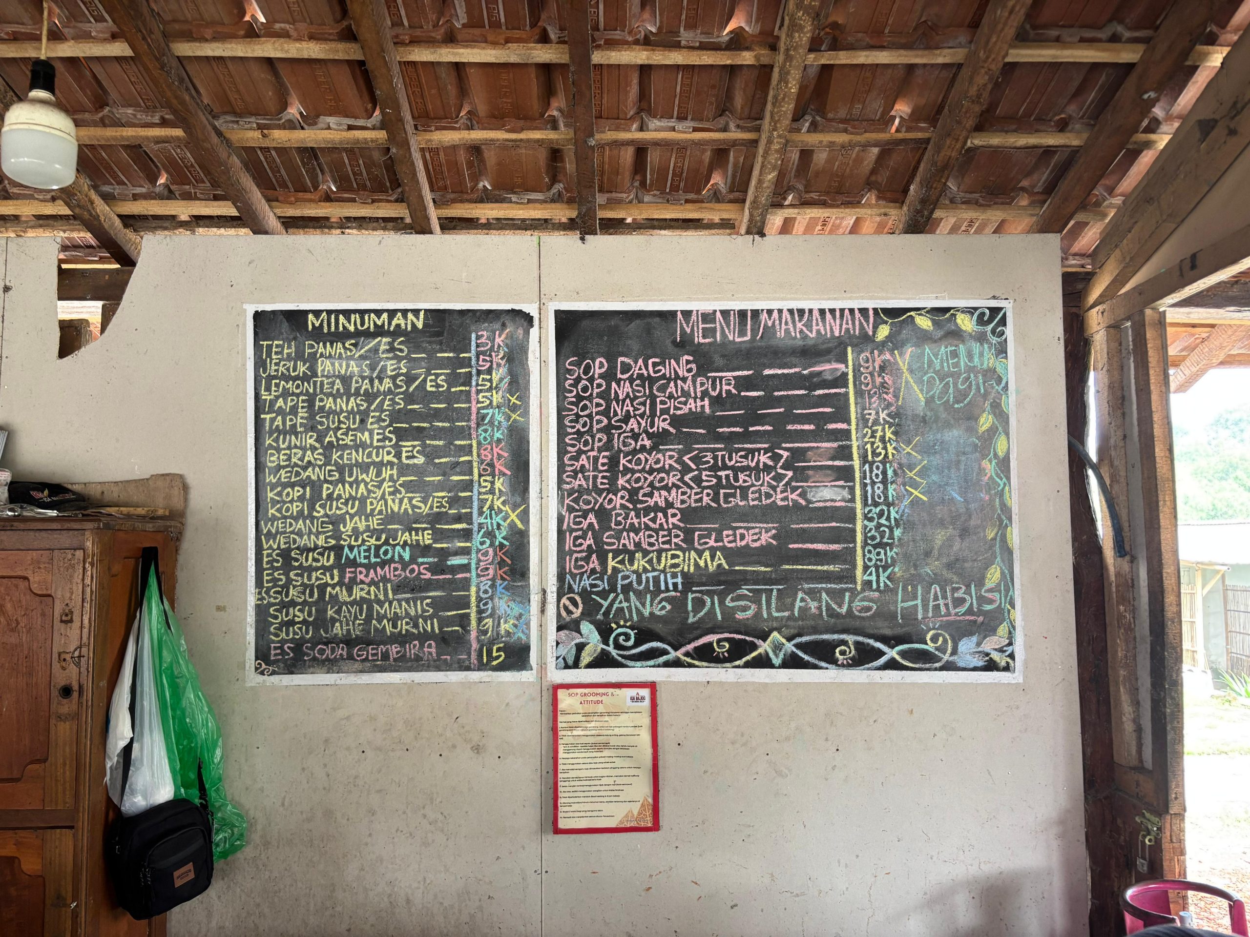 menu iga bajog jogja