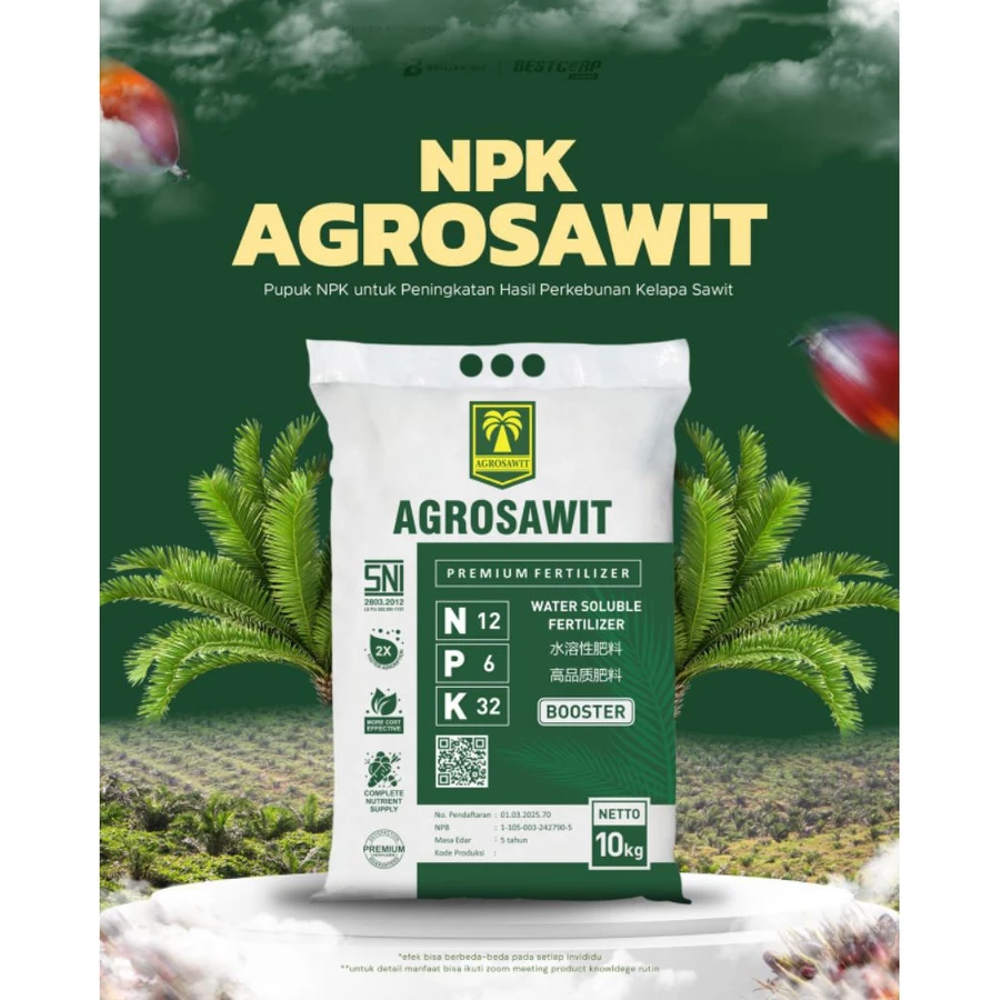 Agen & Distributor Pupuk NPK Agrosawit Terdekat untuk Perkebunan Kelapa Sawit di Indonesia