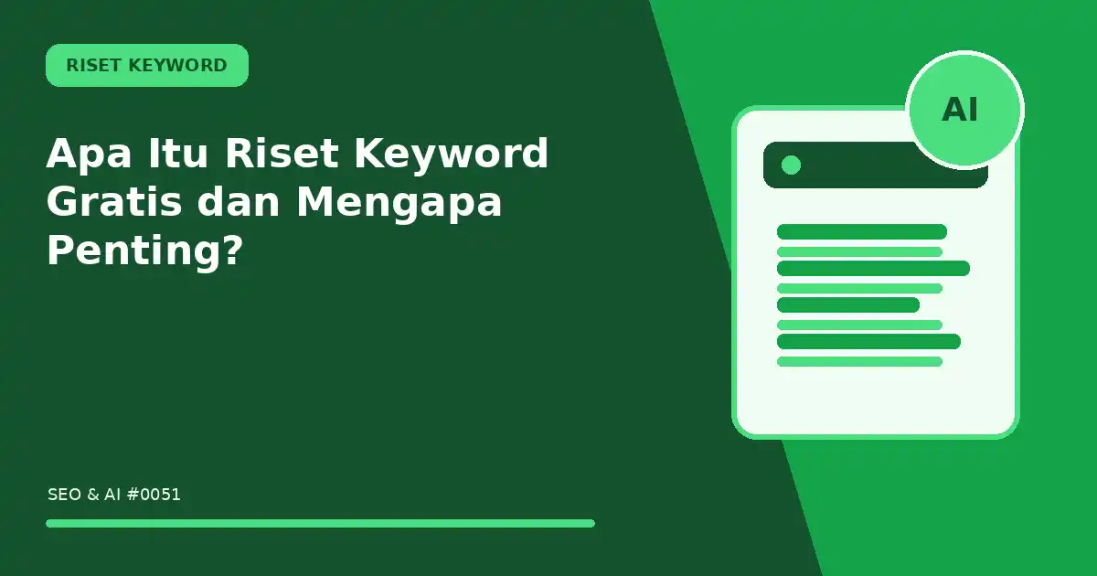 apa itu riset keyword gratis dan mengapa penting