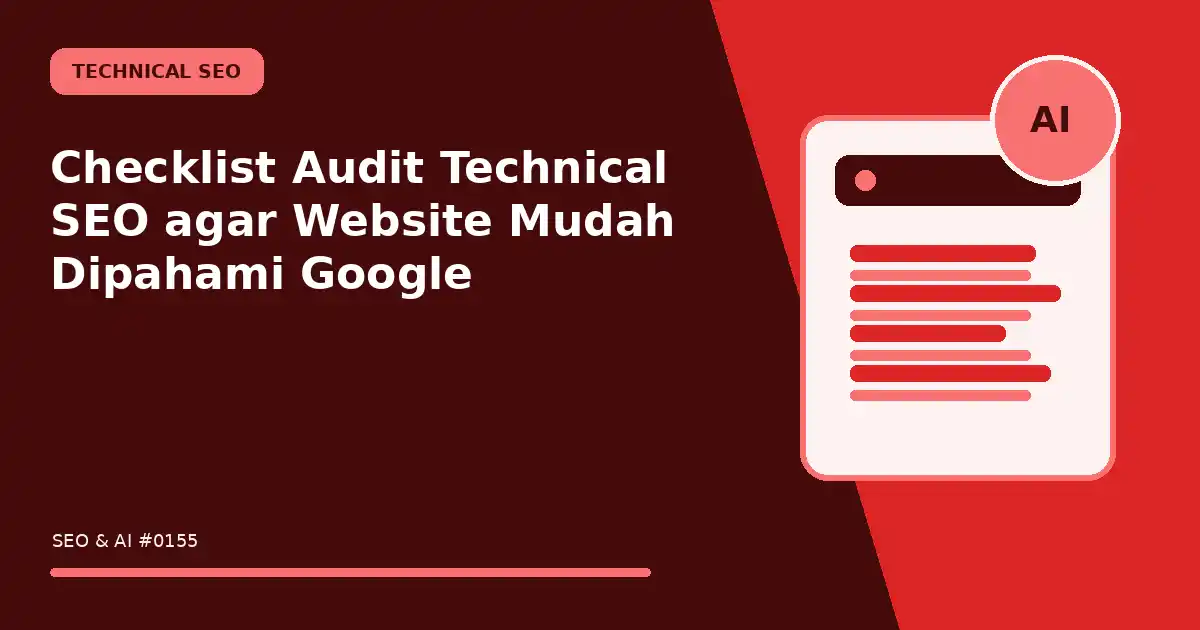 Checklist Audit Technical SEO agar Website Mudah Dipahami Google