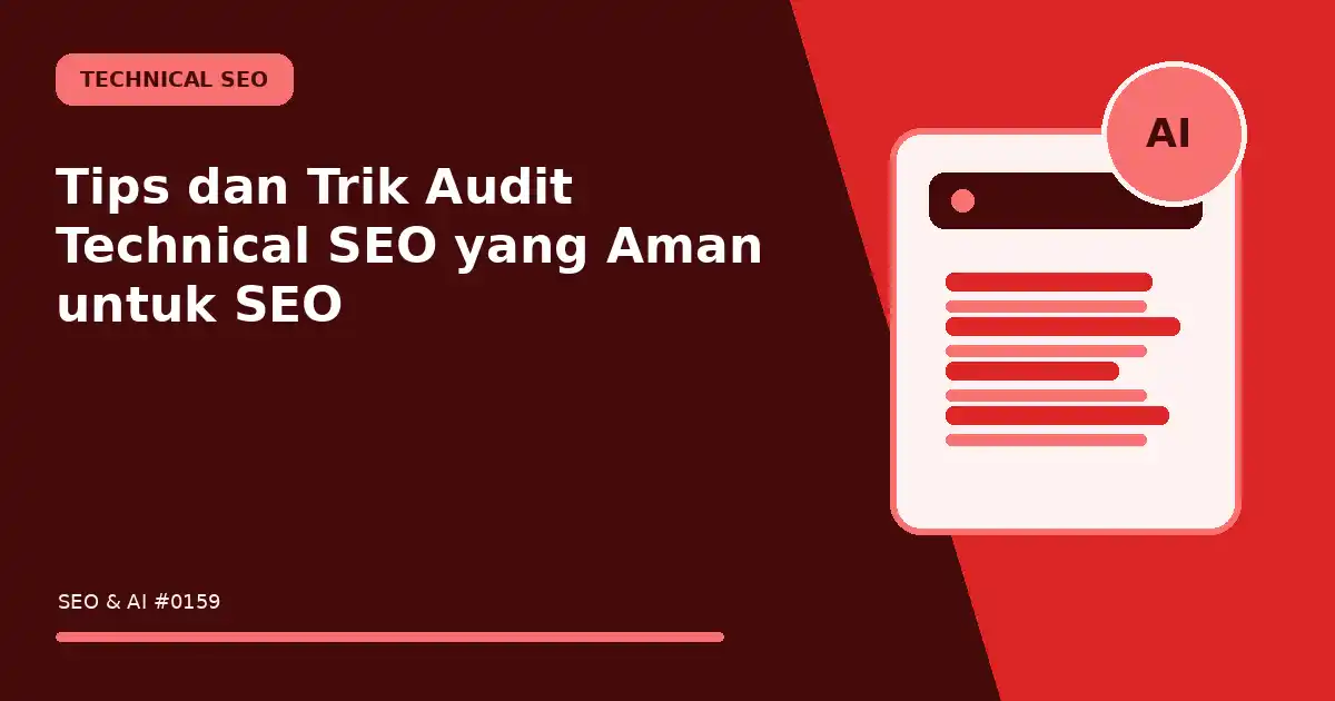Tips dan Trik Audit Technical SEO yang Aman untuk SEO
