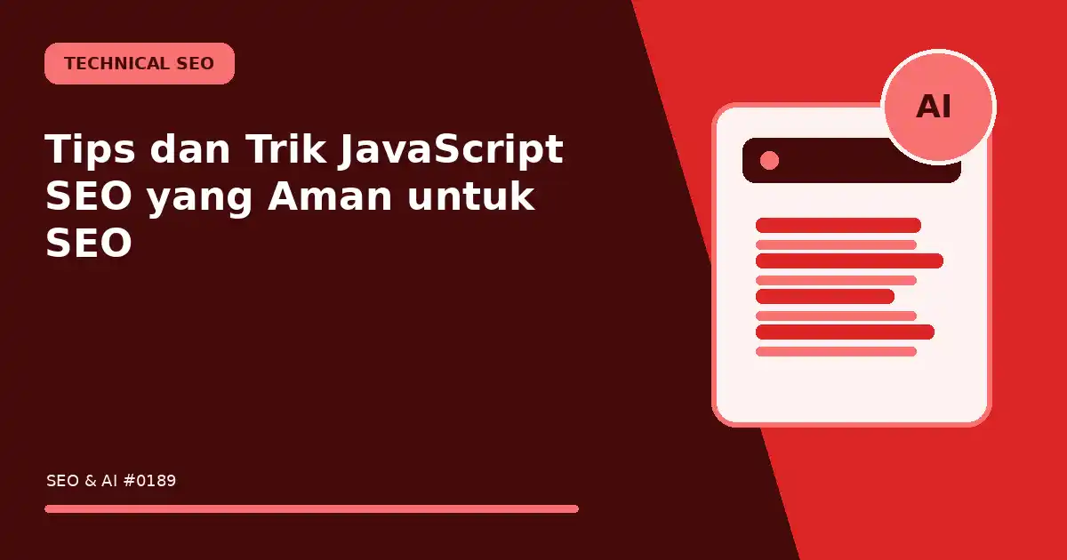 tips dan trik javascript seo yang aman untuk seo