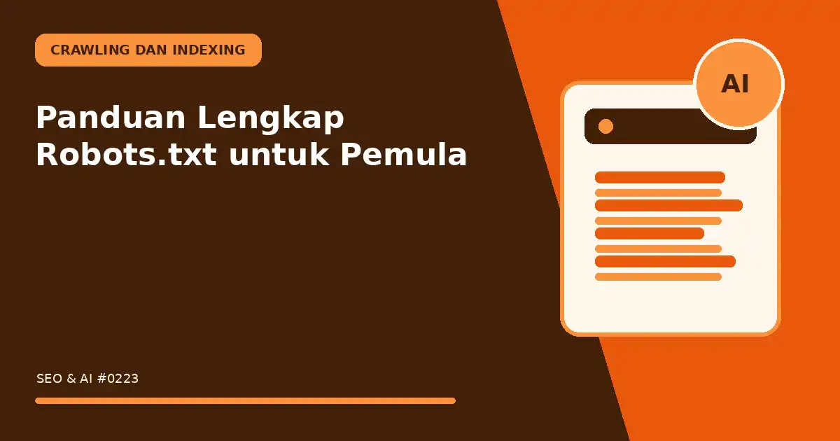 Panduan Lengkap Robots.txt untuk Pemula