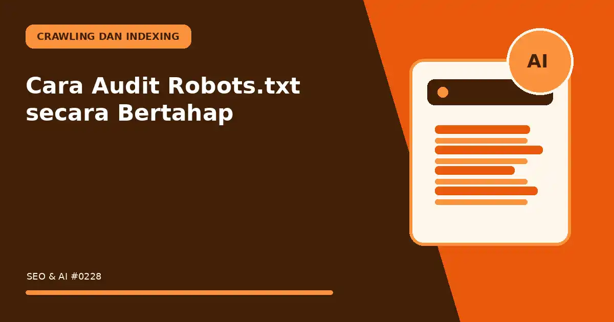 Cara Audit Robots.txt secara Bertahap