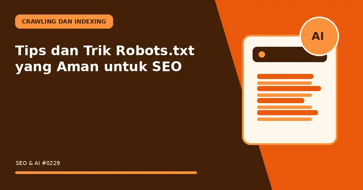 Tips dan Trik Robots.txt yang Aman untuk SEO