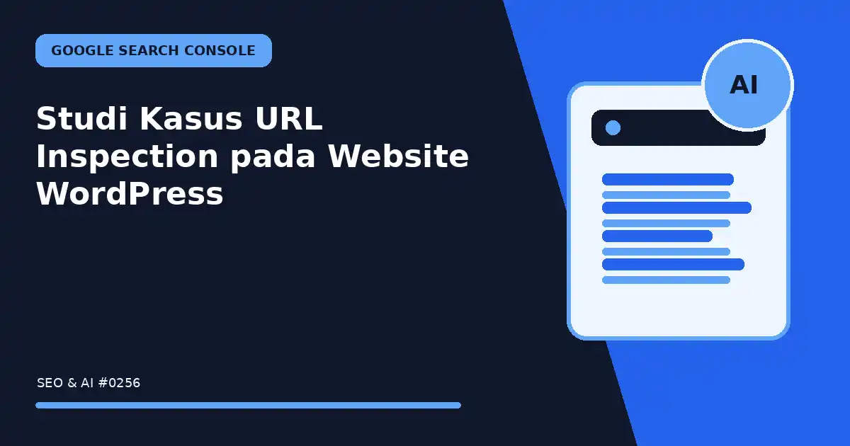 studi kasus url inspection pada website wordpress