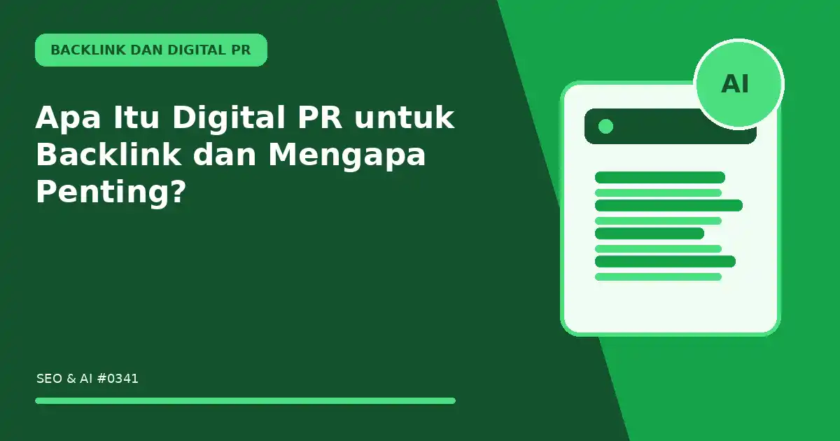 Apa Itu Digital PR untuk Backlink dan Mengapa Penting?
