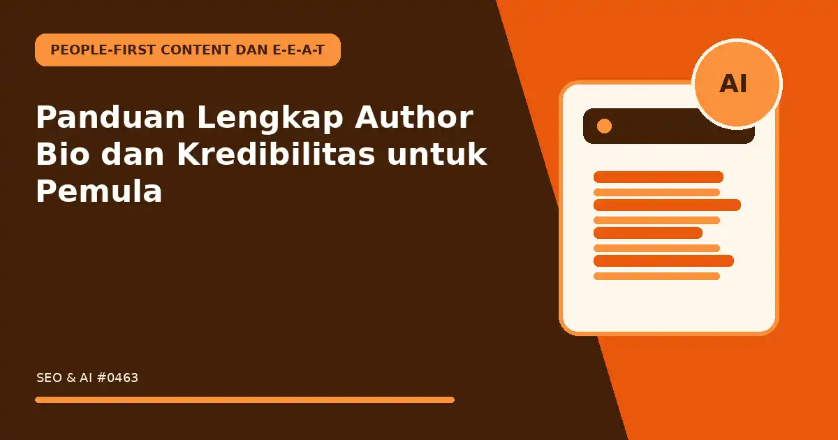 Panduan Lengkap Author Bio dan Kredibilitas untuk Pemula