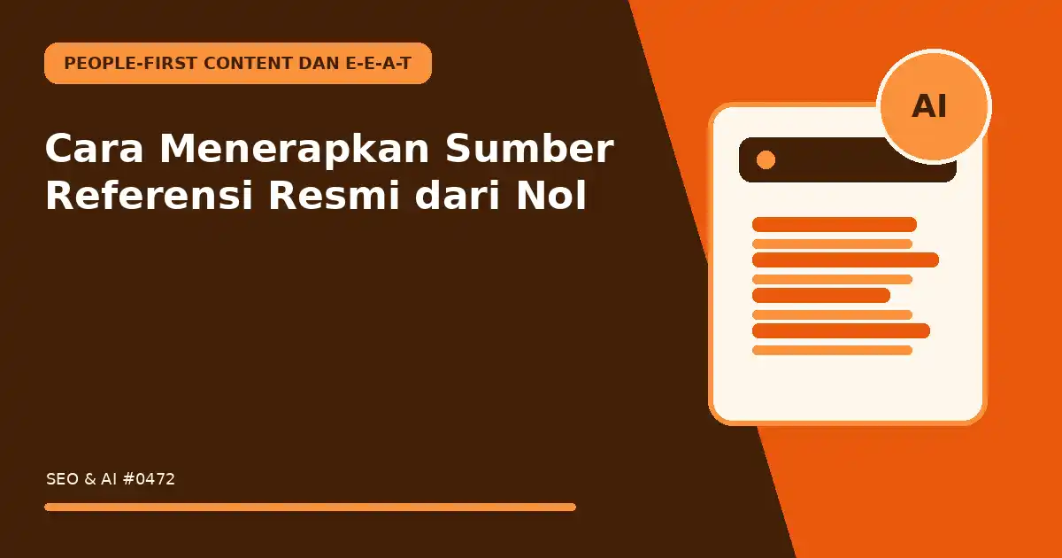 Cara Menerapkan Sumber Referensi Resmi dari Nol