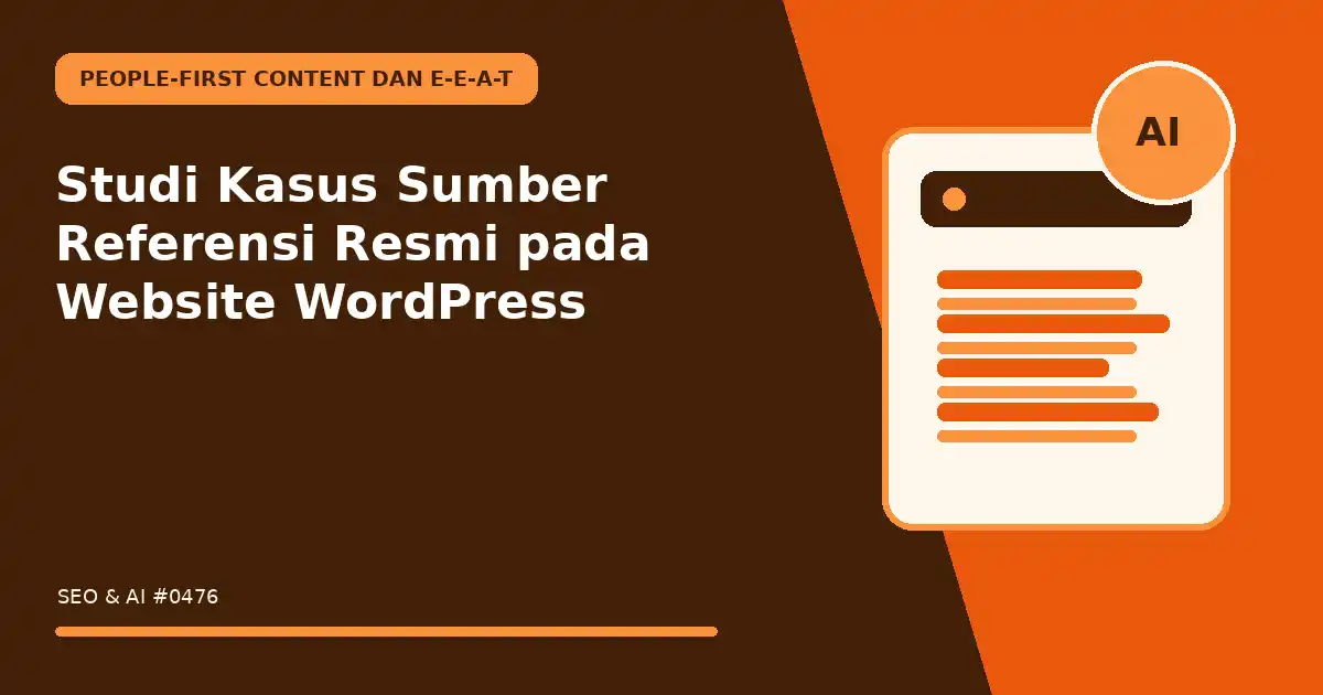 Studi Kasus Sumber Referensi Resmi pada Website WordPress