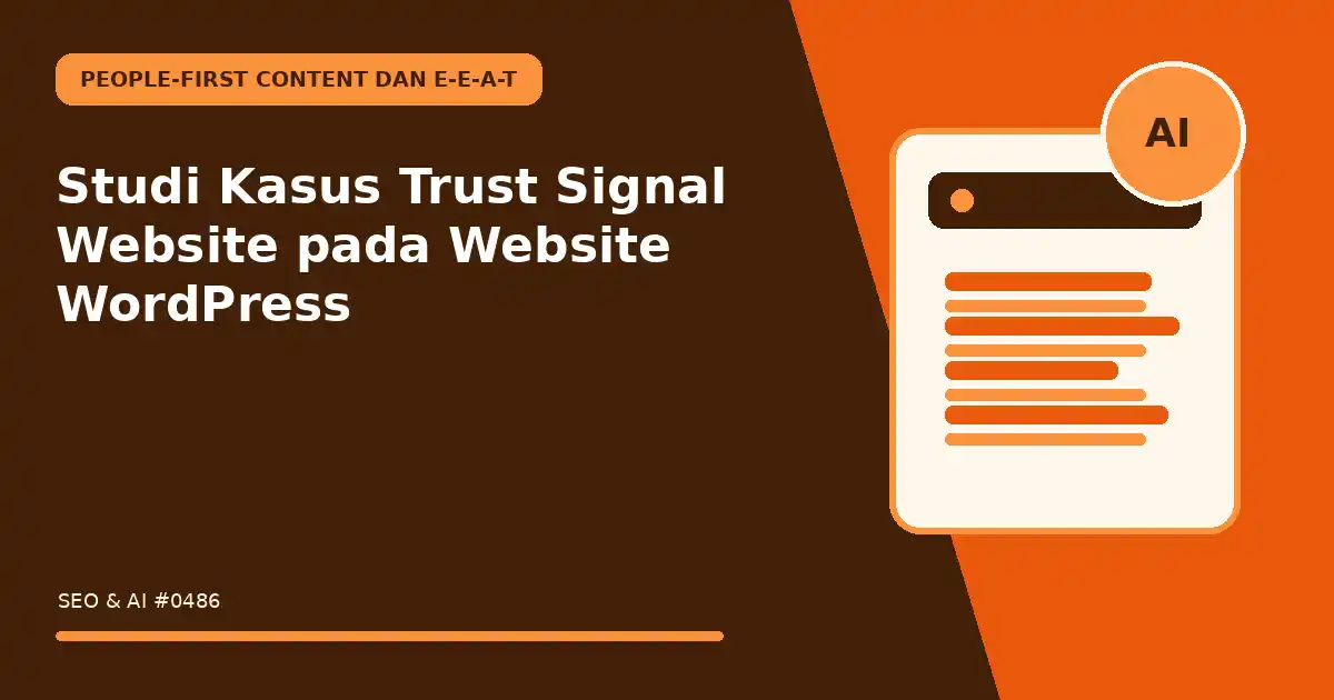 Studi Kasus Trust Signal Website pada Website WordPress