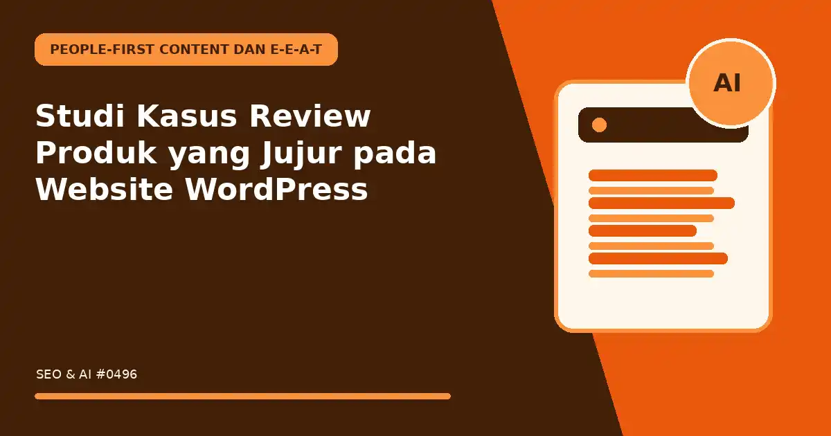Studi Kasus Review Produk yang Jujur pada Website WordPress