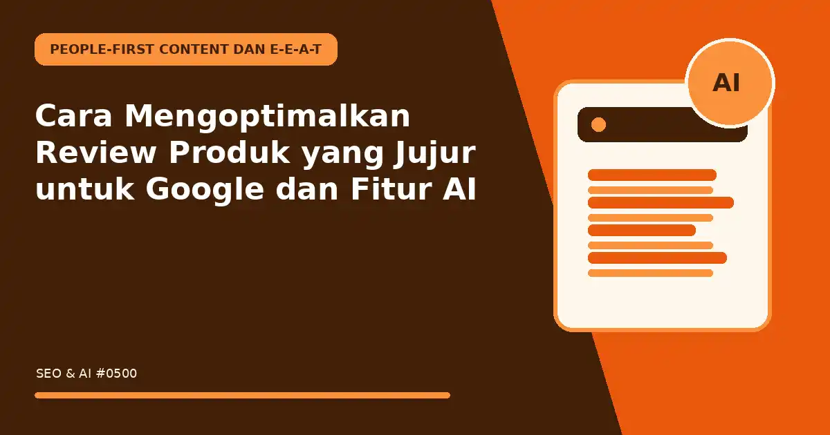 Cara Mengoptimalkan Review Produk yang Jujur untuk Google dan Fitur AI