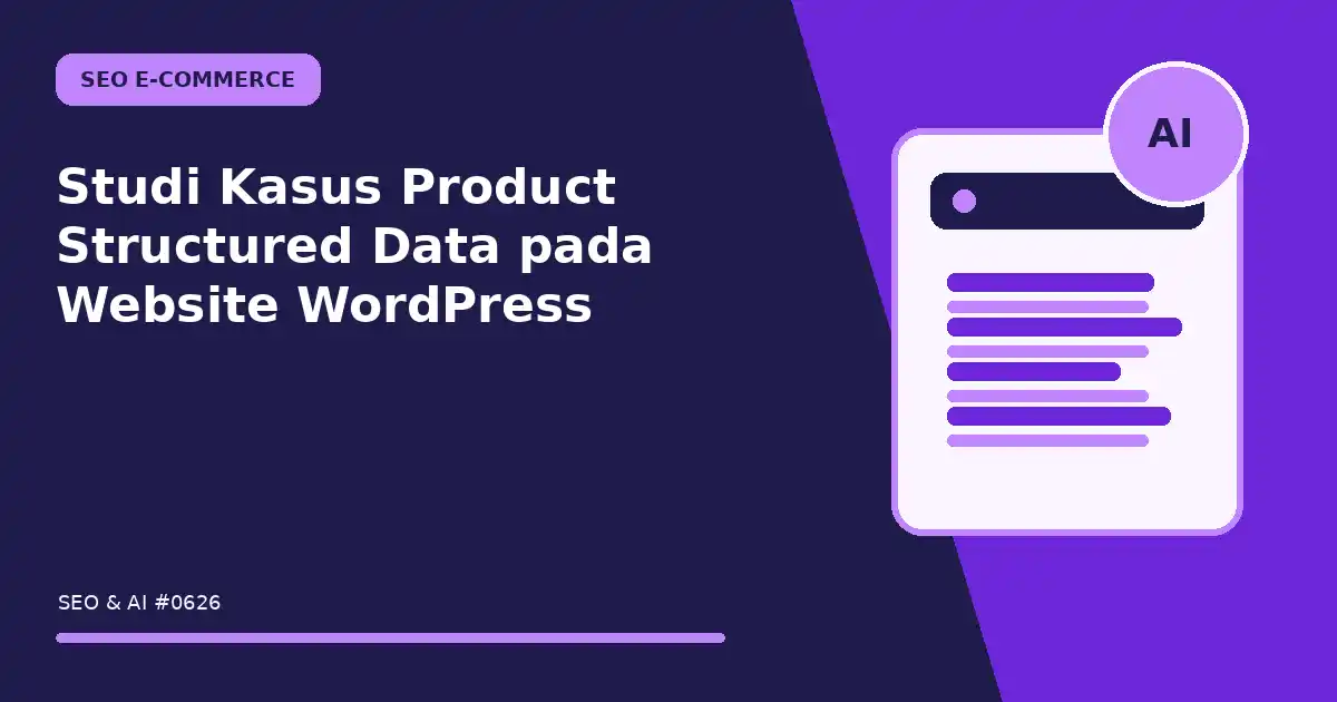 Studi Kasus Product Structured Data pada Website WordPress