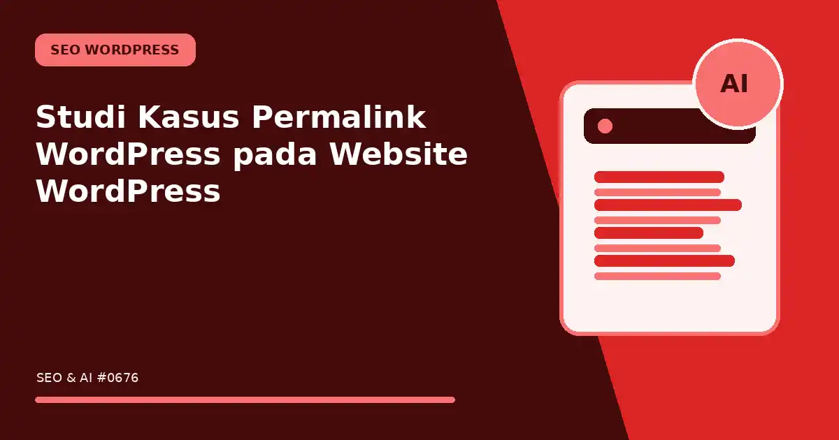 Studi Kasus Permalink WordPress pada Website WordPress