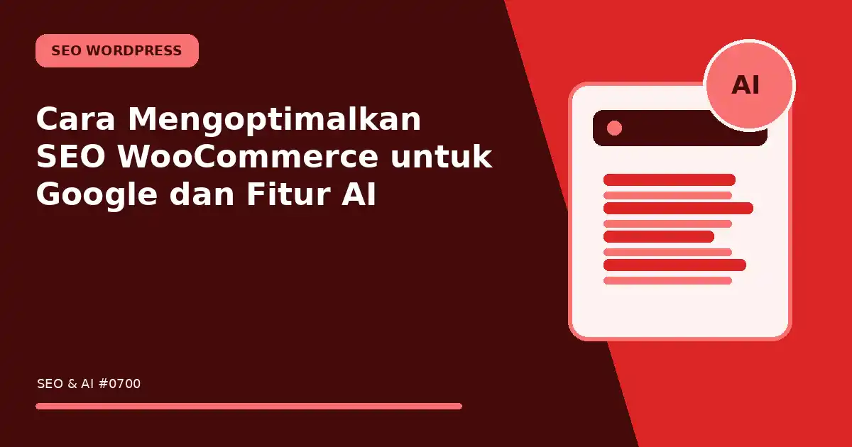Cara Mengoptimalkan SEO WooCommerce untuk Google dan Fitur AI