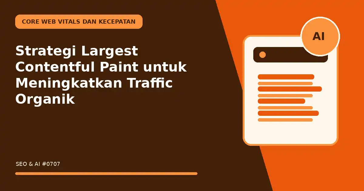 Strategi Largest Contentful Paint untuk Meningkatkan Traffic Organik