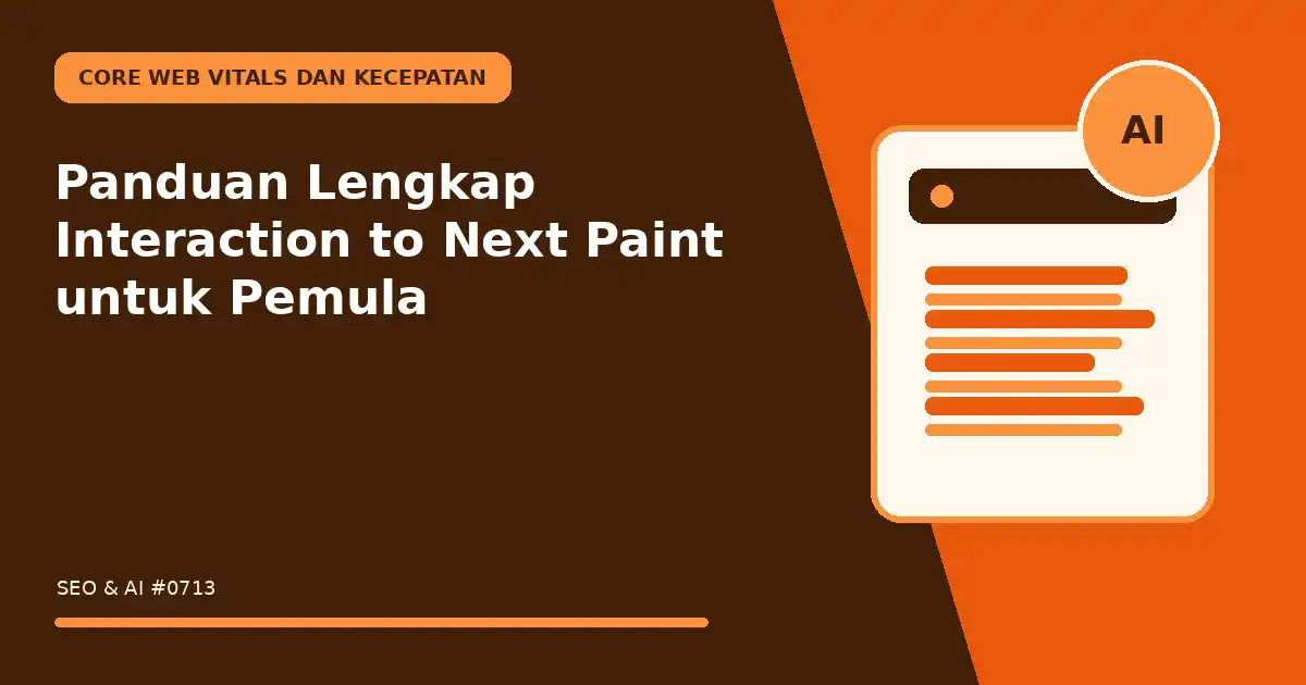 Panduan Lengkap Interaction to Next Paint untuk Pemula