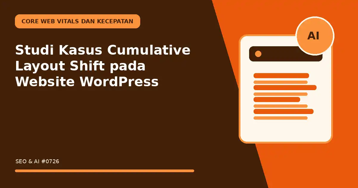 Studi Kasus Cumulative Layout Shift pada Website WordPress