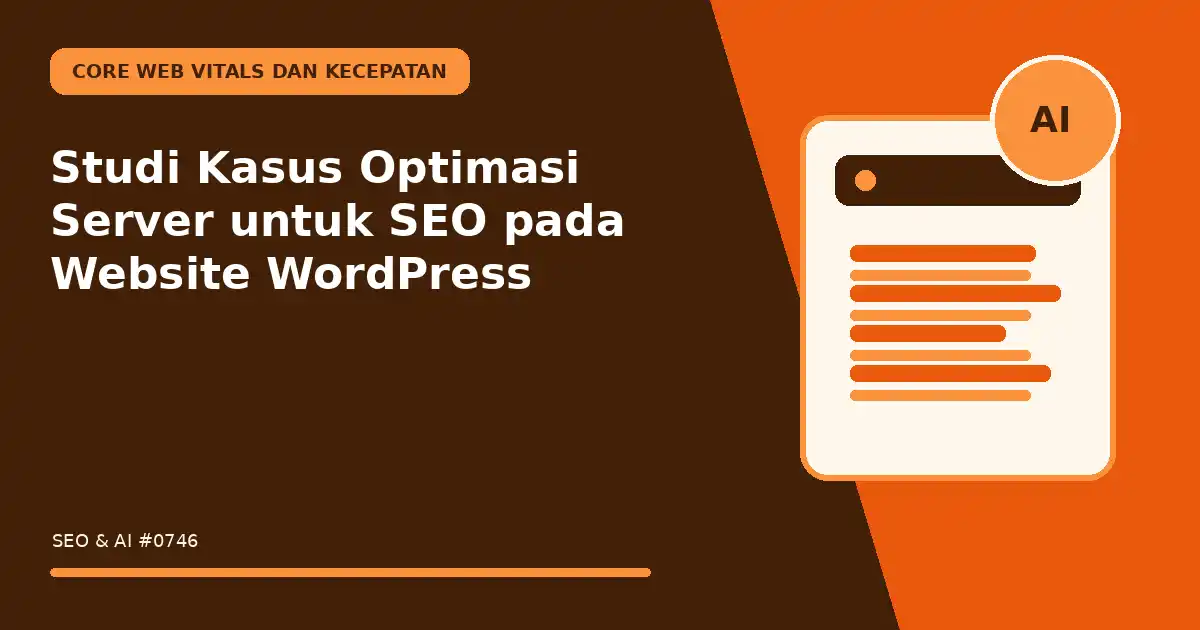 Studi Kasus Optimasi Server untuk SEO pada Website WordPress