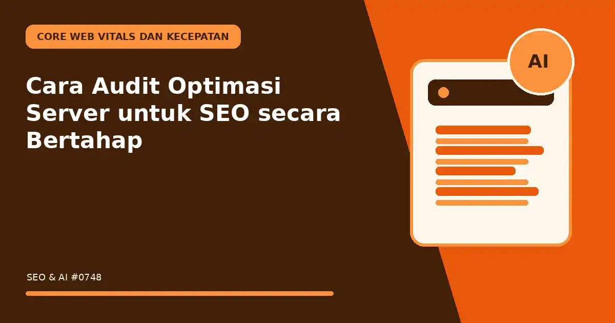 Cara Audit Optimasi Server untuk SEO secara Bertahap
