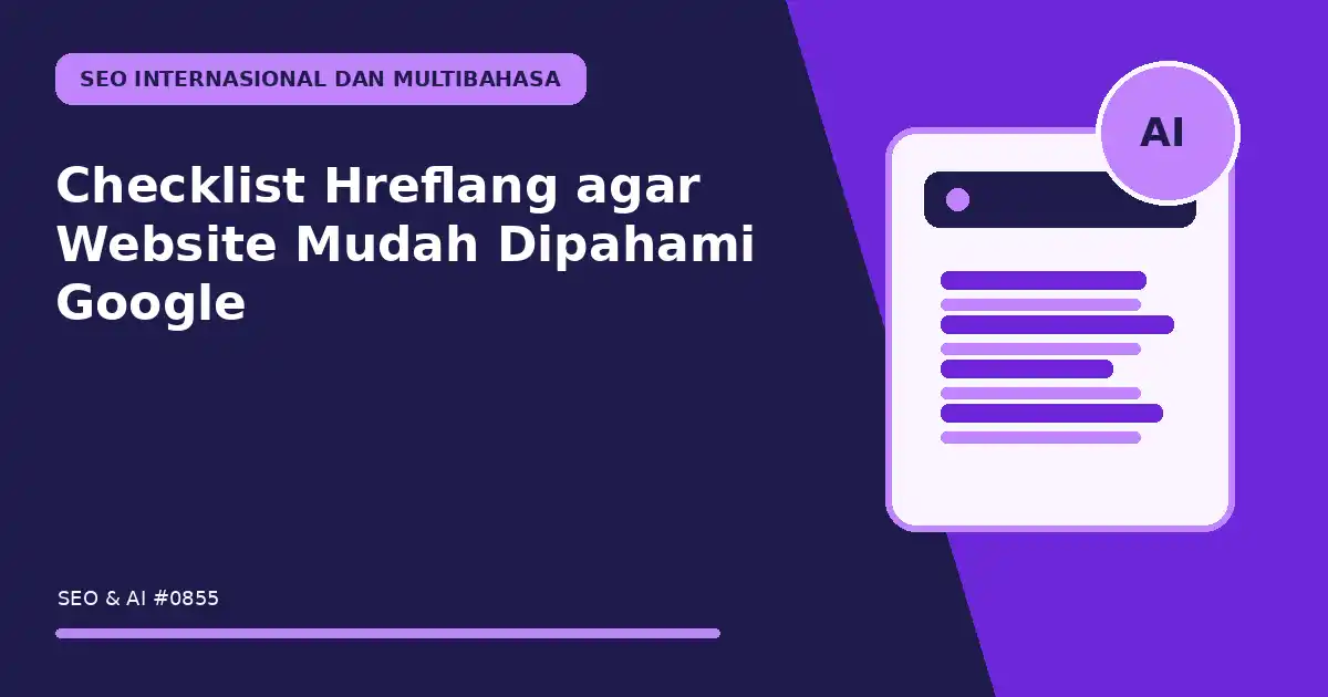 Checklist Hreflang agar Website Mudah Dipahami Google