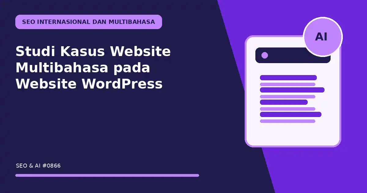 Studi Kasus Website Multibahasa pada Website WordPress