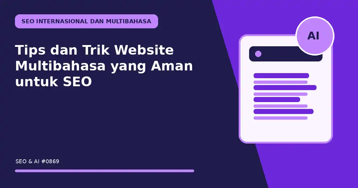 Tips dan Trik Website Multibahasa yang Aman untuk SEO