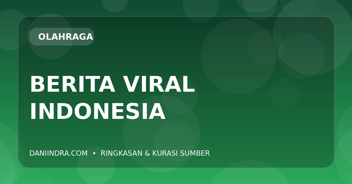 Harga & cara beli tiket pertandingan Futsal Four Nations Cup 2025