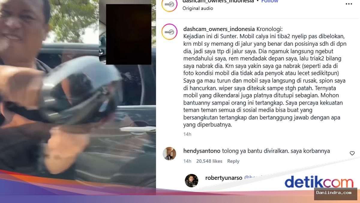 Pengemudi Calya Ngamuk, Merusak Kaca Spion dan Wiper Mobil Lain
