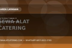 Sewa Peralatan Prasmanan di Makassar untuk Acara yang Lebih Rapi