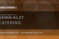 Sewa Peralatan Prasmanan di Turi untuk Acara yang Lebih Rapi