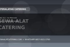 Tudung Saji: Tips Menentukan Jumlah untuk Kebutuhan Catering